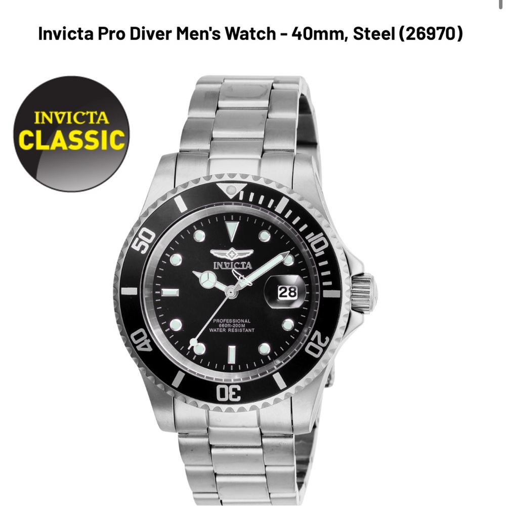 Invicta Pro Diver Men’s Watch